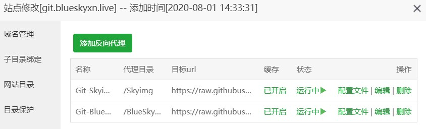 反代Github素材库并限制用户名