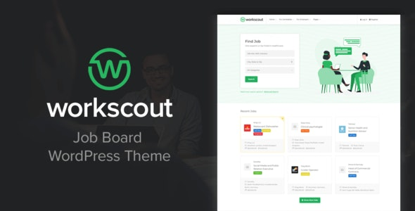 WorkScout v2.2.3 - WordPress工作类皮肤风格